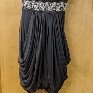 Black dress with gems